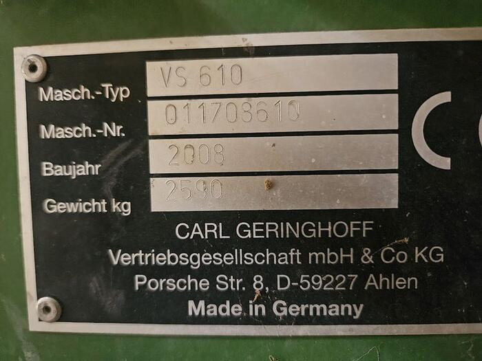 Geringhoff VarioStar 610 - Otra maquinaria: foto 4 Geringhoff VarioStar 610 - Otra maquinaria: foto 4