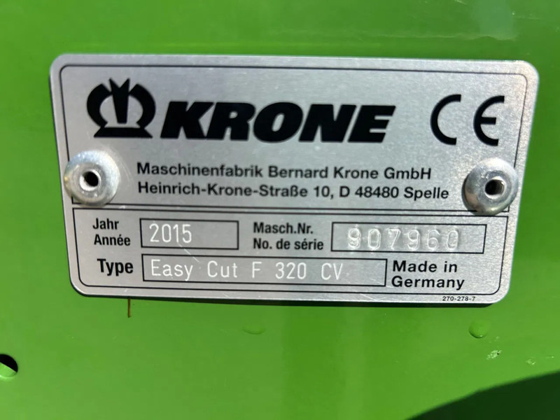 Krone Easycut 9140 CV triple maaier - Segadora: foto 3 Krone Easycut 9140 CV triple maaier - Segadora: foto 3