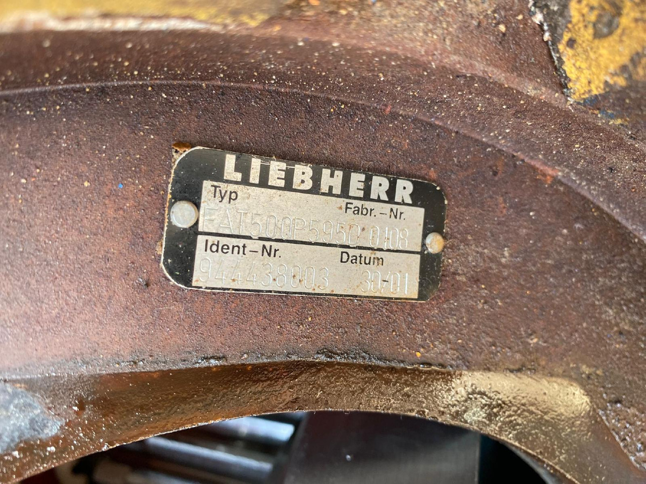Liebherr FAT 500P595D aus PR 732 - Mando final para Maquinaria de construcción: foto 5 Liebherr FAT 500P595D aus PR 732 - Mando final para Maquinaria de construcción: foto 5