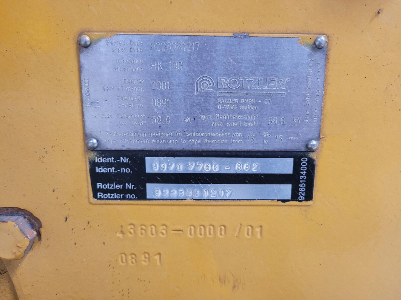 FAUN ATF 45-3 winch - Cabrestante para Autogrúa: foto 4 FAUN ATF 45-3 winch - Cabrestante para Autogrúa: foto 4