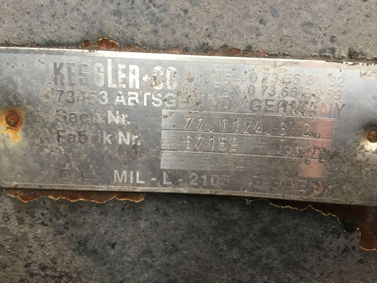 FAUN ATF 60-4 axle 3 - Eje y piezas para Autogrúa: foto 5 FAUN ATF 60-4 axle 3 - Eje y piezas para Autogrúa: foto 5