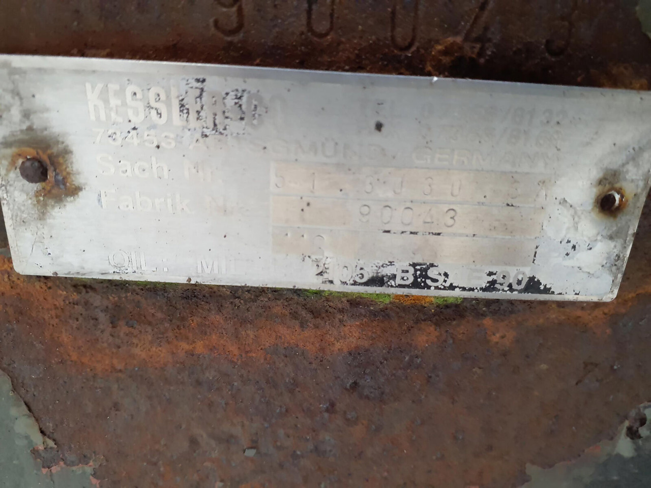 FAUN RTF 25 axle 2 - Eje y piezas para Autogrúa: foto 5 FAUN RTF 25 axle 2 - Eje y piezas para Autogrúa: foto 5