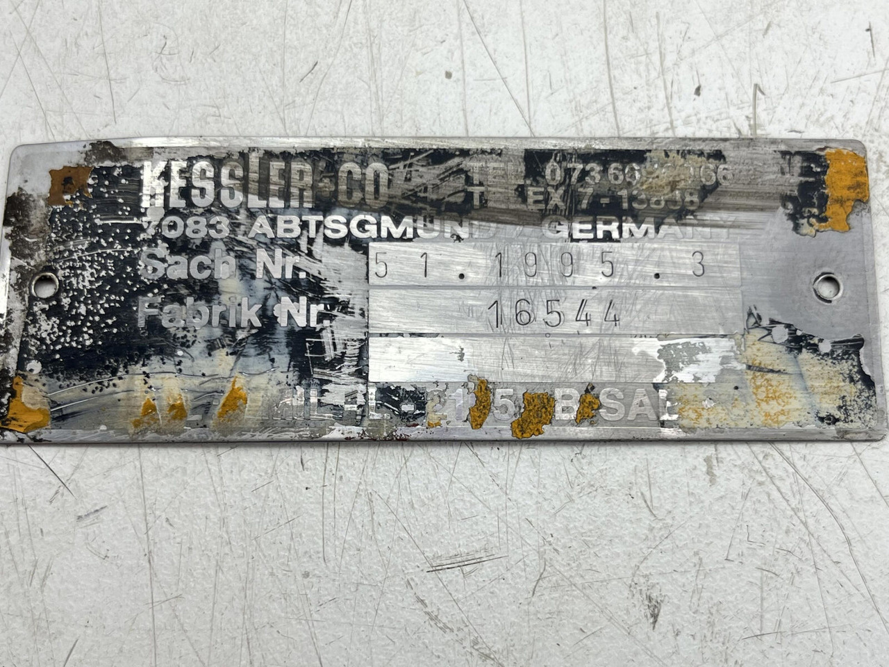 Krupp KMK 2025 end differential 11x29 axle 1 - Diferencial para Grúa: foto 5 Krupp KMK 2025 end differential 11x29 axle 1 - Diferencial para Grúa: foto 5