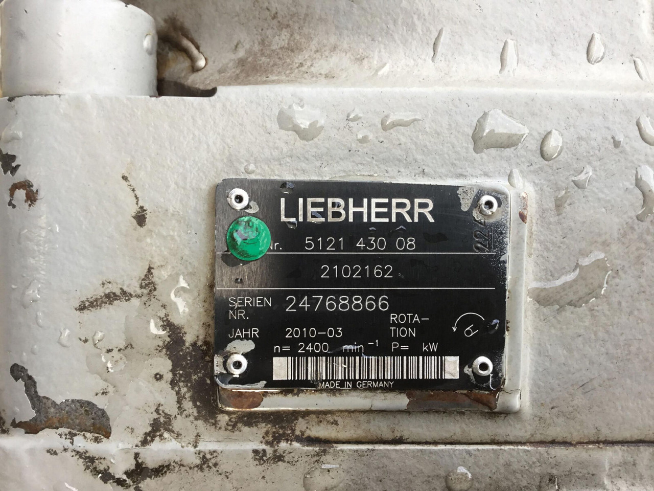 Liebherr Liebherr LTM 1400-7.1 variable pump A20 - Bomba hidráulica para Autogrúa: foto 5 Liebherr Liebherr LTM 1400-7.1 variable pump A20 - Bomba hidráulica para Autogrúa: foto 5