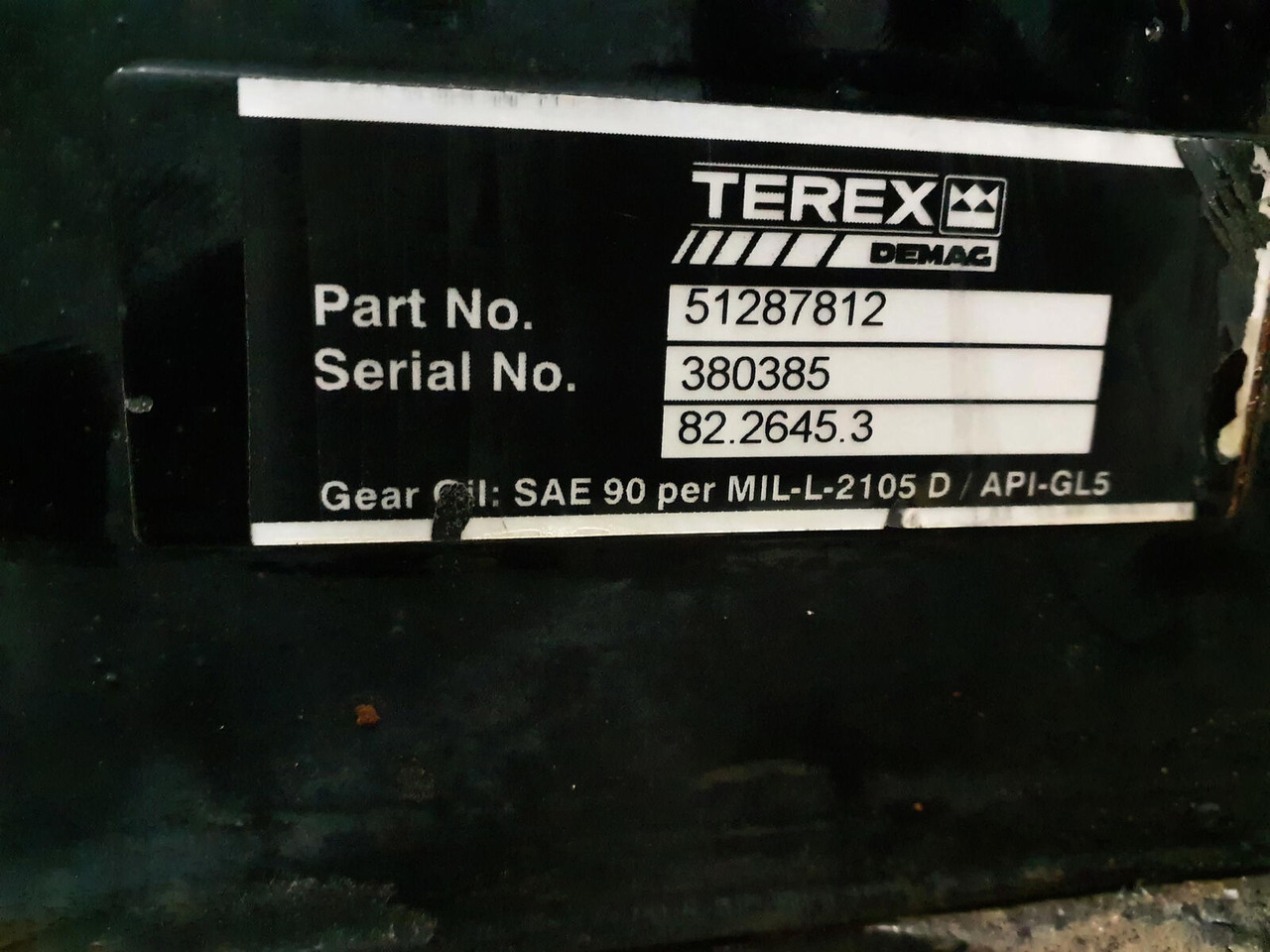 Terex AC 700 Axle 6 - Eje y piezas para Autogrúa: foto 5 Terex AC 700 Axle 6 - Eje y piezas para Autogrúa: foto 5