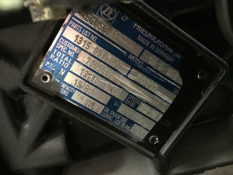 ZF ATF 60-4 gearbox EcoSplit 16-S-151 - Caja de cambios para Grúa: foto 5 ZF ATF 60-4 gearbox EcoSplit 16-S-151 - Caja de cambios para Grúa: foto 5