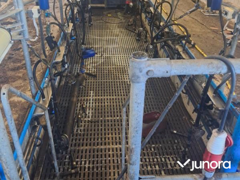 DeLaval 2x6 fiskbensstall - Máquina de ordeño: foto 2 DeLaval 2x6 fiskbensstall - Máquina de ordeño: foto 2