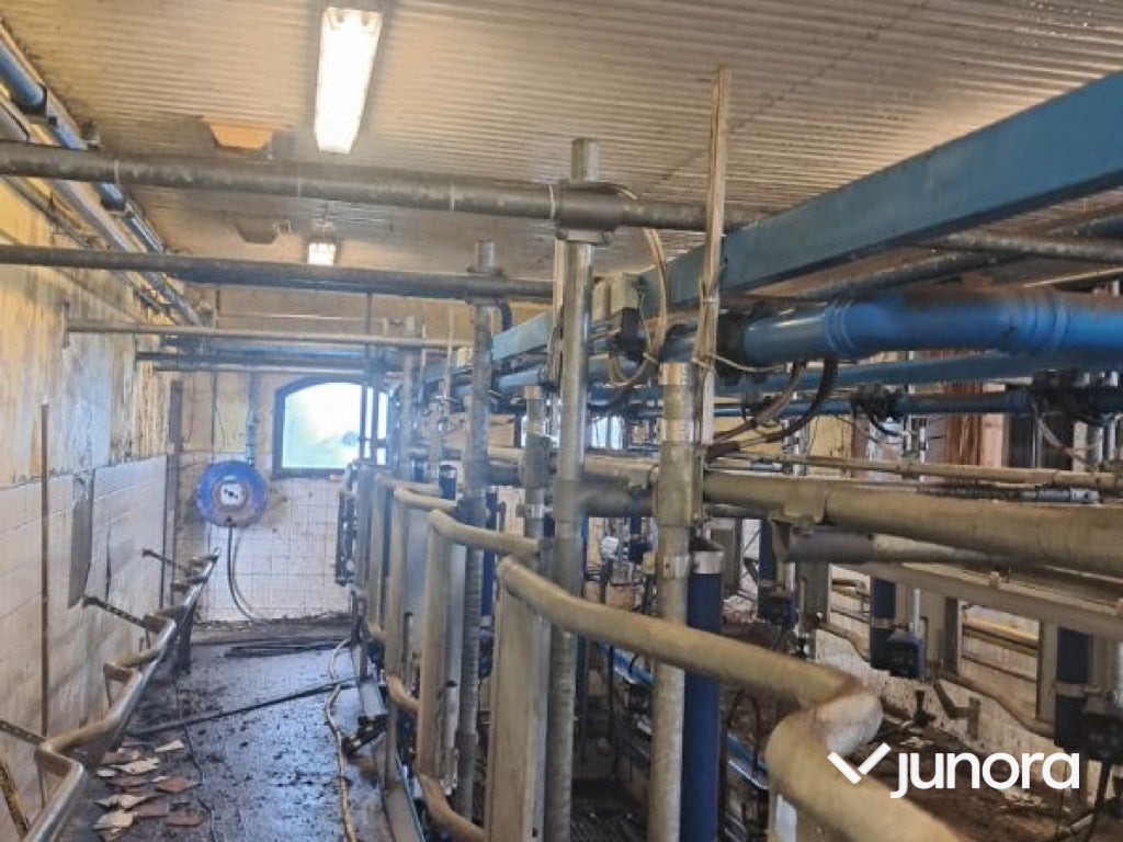 DeLaval 2x6 fiskbensstall - Máquina de ordeño: foto 3 DeLaval 2x6 fiskbensstall - Máquina de ordeño: foto 3