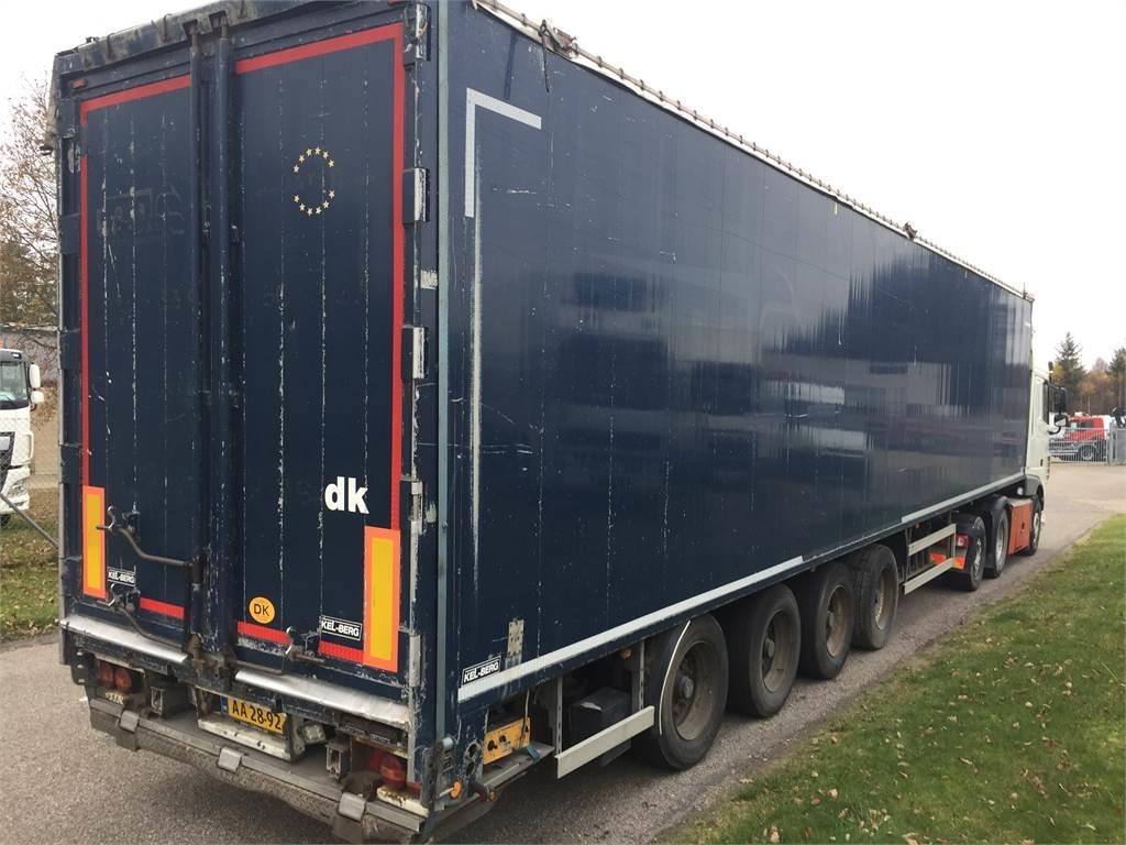 Kel-Berg 92m3 alu kasse + folde-slæde lift - Semirremolque piso movil: foto 1 Kel-Berg 92m3 alu kasse + folde-slæde lift - Semirremolque piso movil: foto 1