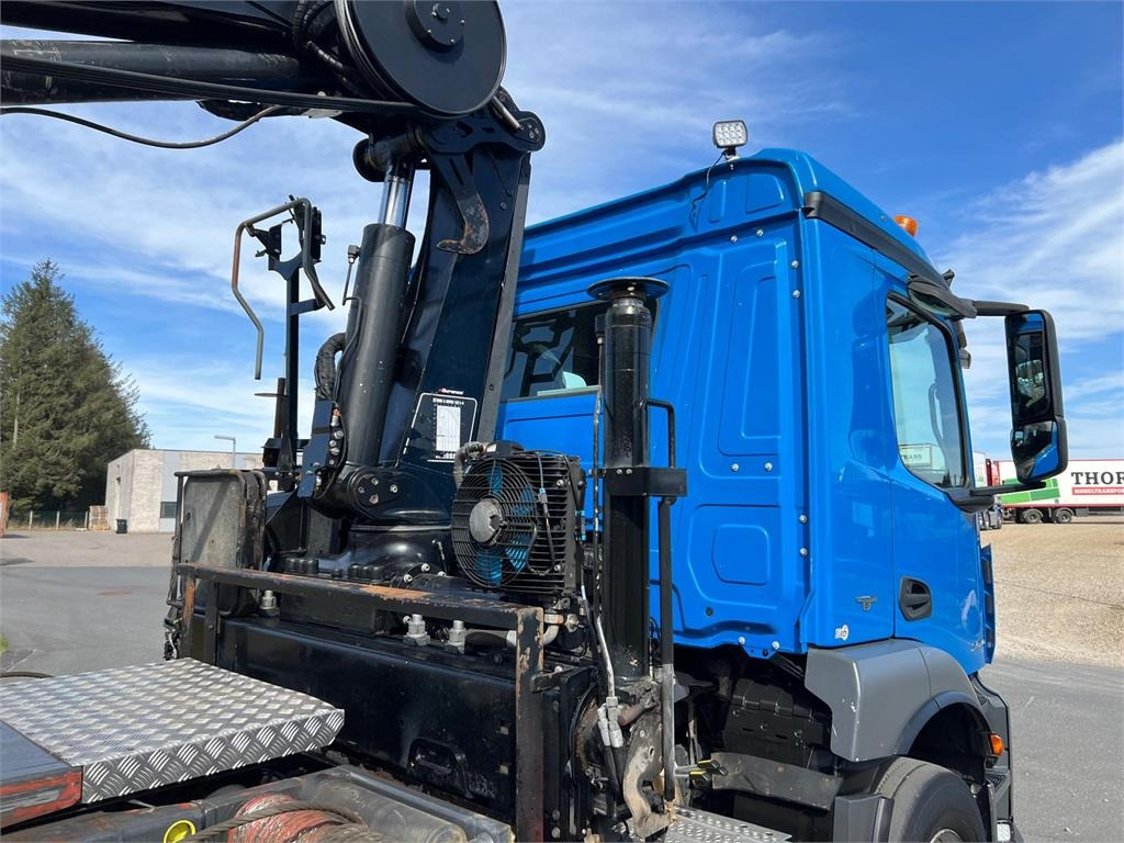 Camión portacontenedor de cadenas Mercedes-Benz Antos 2546 - Hiab 192 E kran: foto 21