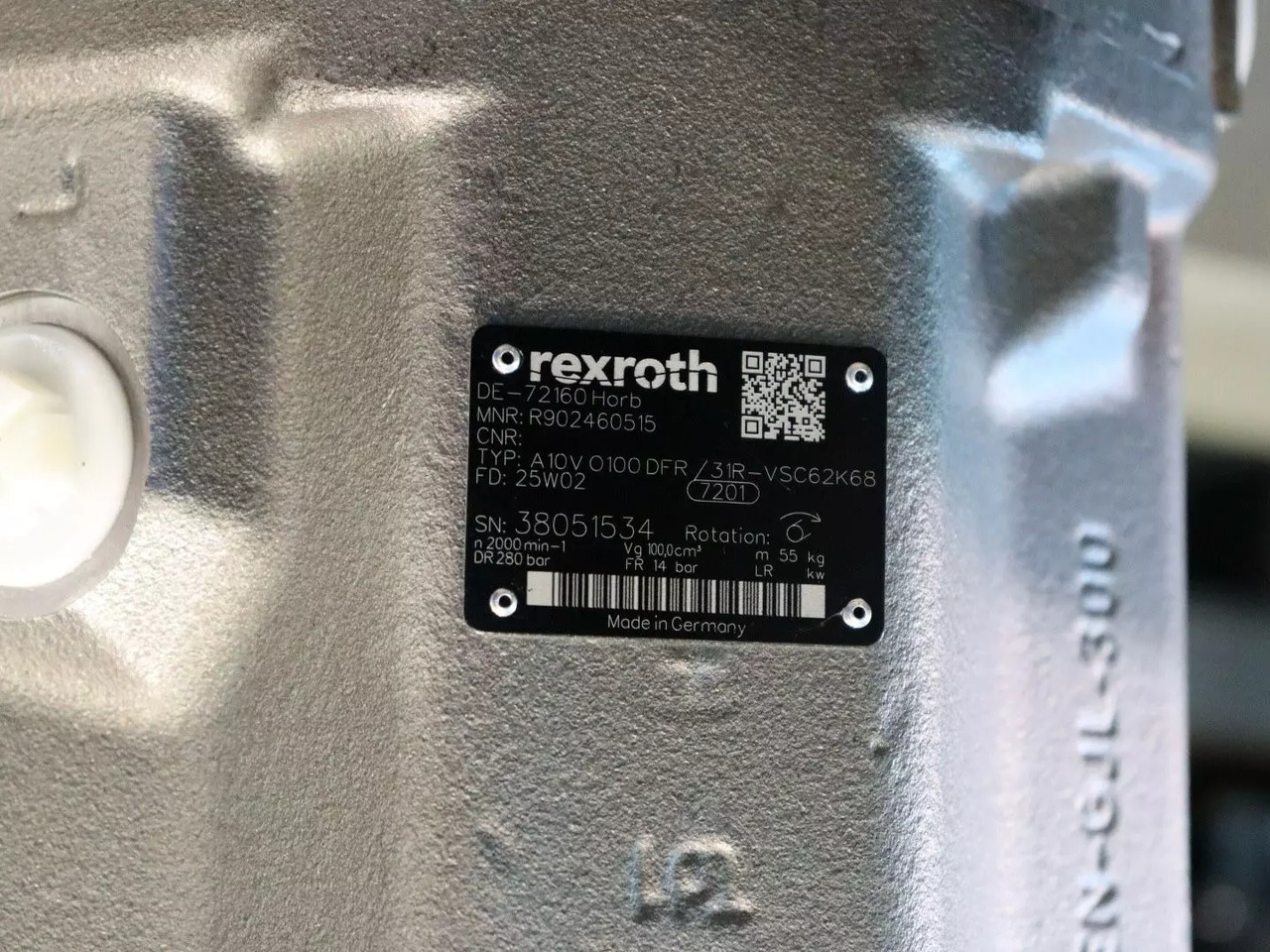 REXROTH A10VO100DFR/31R-VSC62K68 - Bomba hidráulica para Maquinaria de construcción: foto 4 REXROTH A10VO100DFR/31R-VSC62K68 - Bomba hidráulica para Maquinaria de construcción: foto 4
