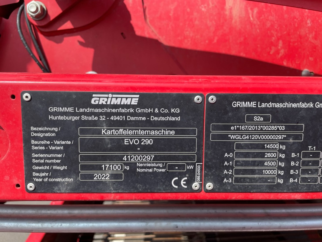 Grimme EVO 290 AirSep - Cosechadora: foto 2 Grimme EVO 290 AirSep - Cosechadora: foto 2