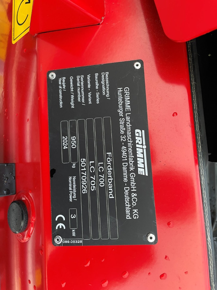 Grimme LC 705 - Rental - Almacenamiento: foto 2 Grimme LC 705 - Rental - Almacenamiento: foto 2