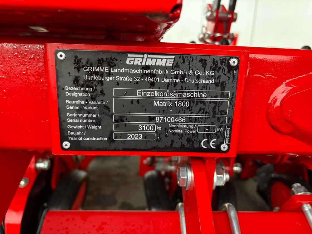 Grimme MATRIX 1800 - Sembradora: foto 4 Grimme MATRIX 1800 - Sembradora: foto 4