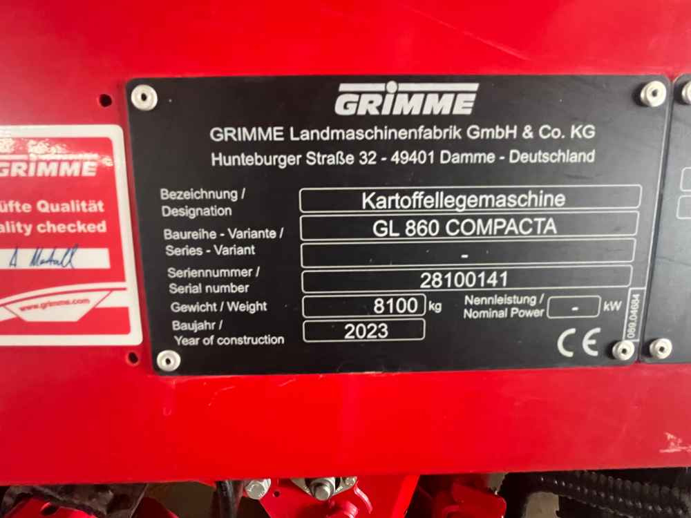 Grimme GL 860 COMPACTA - Cosechadora: foto 5 Grimme GL 860 COMPACTA - Cosechadora: foto 5