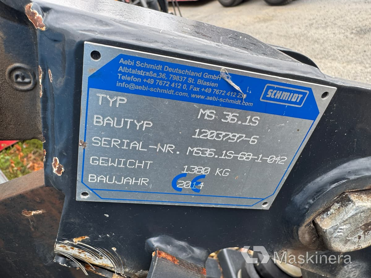 Cuchilla quitanieves Frontplog SCHMIDT MS 36.1S: foto 28 Cuchilla quitanieves Frontplog SCHMIDT MS 36.1S: foto 28