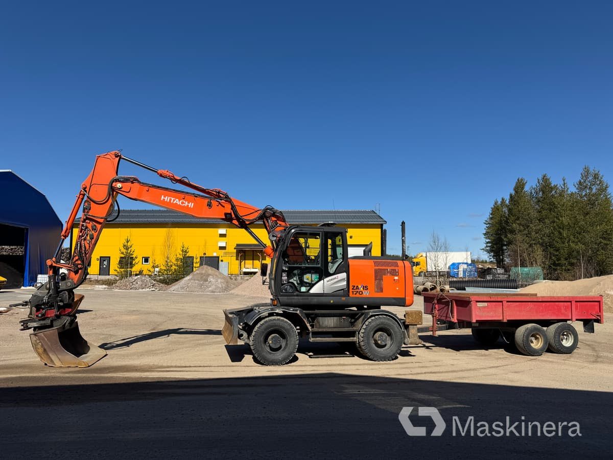 Hitachi ZX170W-5B Hjulgrävare Hitachi ZX170W med vagn - Excavadora de cadenas: foto 2 Hitachi ZX170W-5B Hjulgrävare Hitachi ZX170W med vagn - Excavadora de cadenas: foto 2