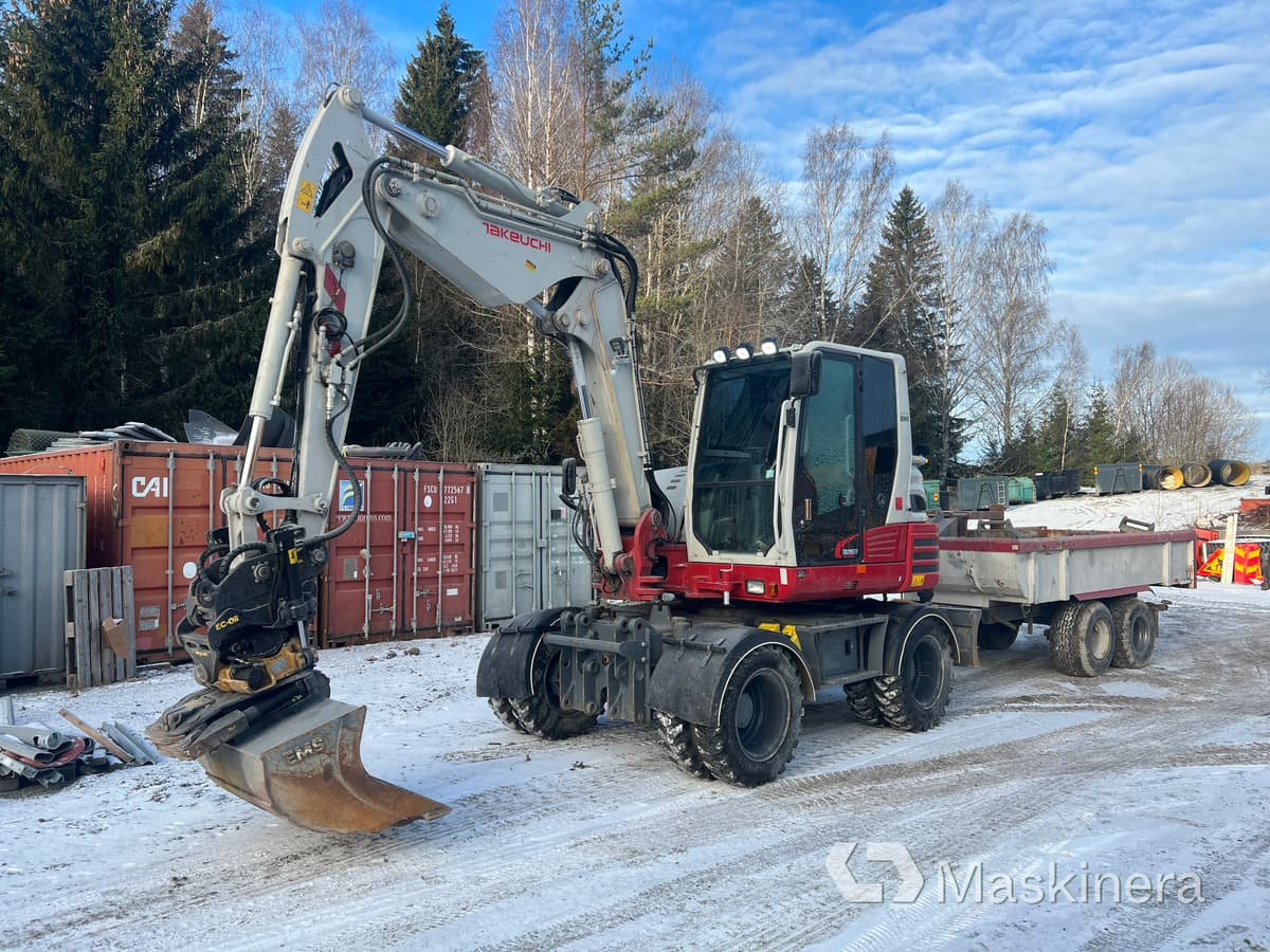 Hjulgrävare Takeuchi TB295W med tillbehör - Excavadora de cadenas: foto 1 Hjulgrävare Takeuchi TB295W med tillbehör - Excavadora de cadenas: foto 1