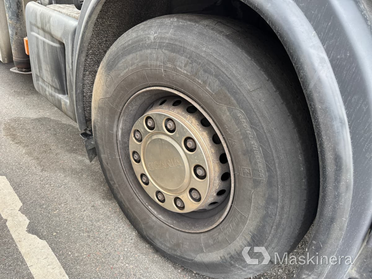 Camión multibasculante, Camión grúa Lastväxlare Scania G400LB8X4*4HNA med HIAB kran: foto 47