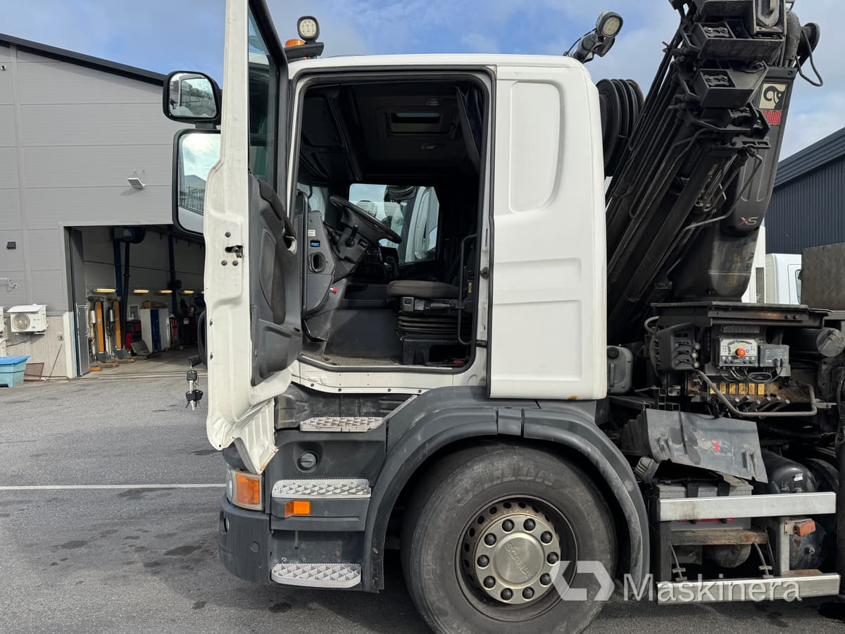 Camión multibasculante, Camión grúa Lastväxlare Scania G400LB8X4*4HNA med HIAB kran: foto 12