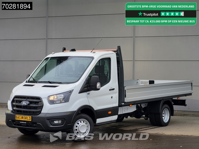 Ford Transit 165pk Open Laadbak 3,5t Trekhaak Dubbellucht Airco Cruise Camera Parkeersensoren Euro6 Pritsche Pickup Airco Trekhaak Cruise con - Furgoneta caja abierta: foto 1 Ford Transit 165pk Open Laadbak 3,5t Trekhaak Dubbellucht Airco Cruise Camera Parkeersensoren Euro6 Pritsche Pickup Airco Trekhaak Cruise con - Furgoneta caja abierta: foto 1