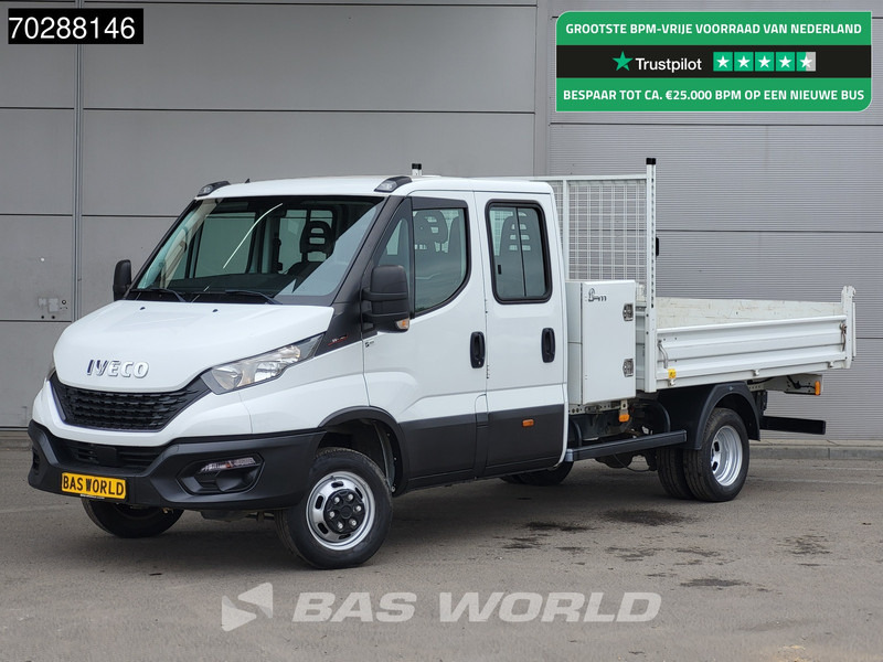 Iveco Daily 35C16 Open Laadbak met Kist Dubbel Cabine Dubbellucht 3,5t Trekhaak Navi Airco Cruise Camera Euro6 Pritsche Pickup Open Box 2m3 - Furgoneta caja abierta: foto 1 Iveco Daily 35C16 Open Laadbak met Kist Dubbel Cabine Dubbellucht 3,5t Trekhaak Navi Airco Cruise Camera Euro6 Pritsche Pickup Open Box 2m3 - Furgoneta caja abierta: foto 1