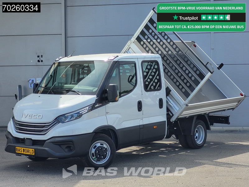Iveco Daily 35C21 3-Zijdige Kipper Dubbel Cabine 210PK 3.0L Dubbellucht 3,5t Trekhaak ACC Airco LED Camera CarPlay Euro6 Tipper Benne Kieper - Furgoneta basculante: foto 1 Iveco Daily 35C21 3-Zijdige Kipper Dubbel Cabine 210PK 3.0L Dubbellucht 3,5t Trekhaak ACC Airco LED Camera CarPlay Euro6 Tipper Benne Kieper - Furgoneta basculante: foto 1