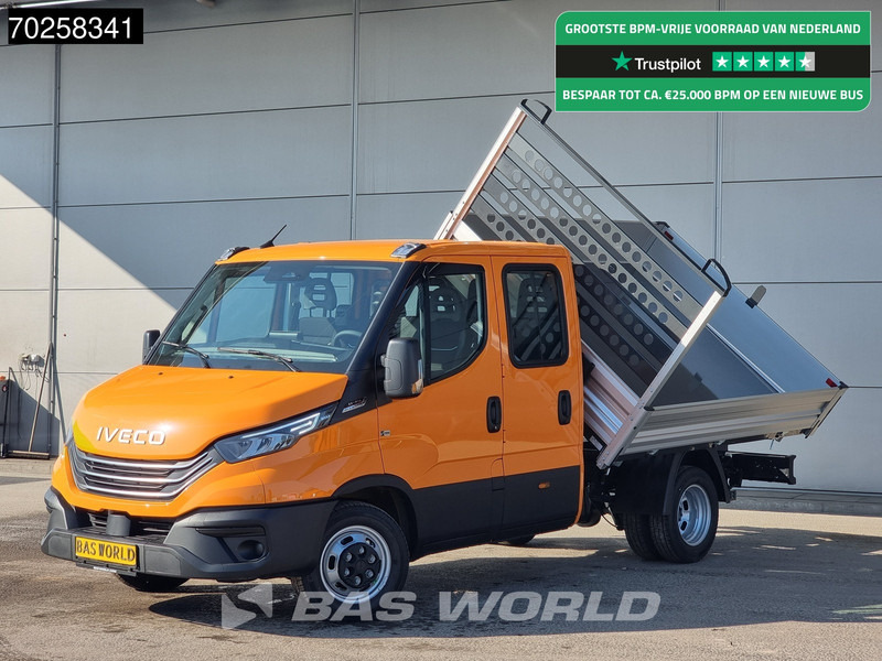 Iveco Daily 35C21 3-Zijdige Kipper Dubbel Cabine 210PK 3.0L Dubbellucht 3,5t Trekhaak ACC Airco LED Camera CarPlay Euro6 Tipper Benne Kieper - Furgoneta basculante: foto 1 Iveco Daily 35C21 3-Zijdige Kipper Dubbel Cabine 210PK 3.0L Dubbellucht 3,5t Trekhaak ACC Airco LED Camera CarPlay Euro6 Tipper Benne Kieper - Furgoneta basculante: foto 1