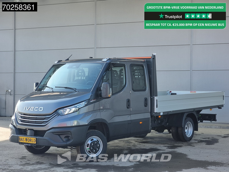 Iveco Daily 35C21 Automaat 2025model Open laadbak Dubbel Cabine CarPlay ACC LED 3,5T Trekvermogen Pritsche Pickup Airco Dubbel cabine - Furgoneta caja abierta: foto 1 Iveco Daily 35C21 Automaat 2025model Open laadbak Dubbel Cabine CarPlay ACC LED 3,5T Trekvermogen Pritsche Pickup Airco Dubbel cabine - Furgoneta caja abierta: foto 1