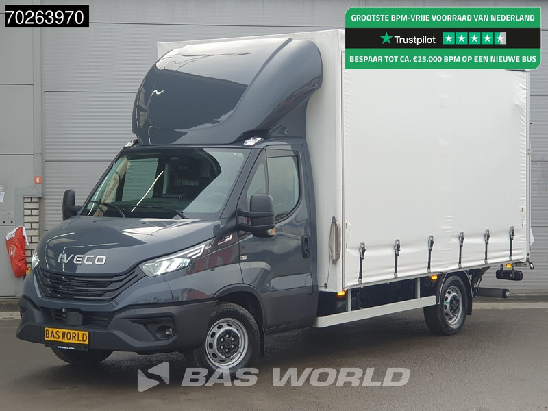 Iveco Daily 35S18 3.0L Automaat Schuifzeilen Laadklep 2025-Model ACC LED Navi 3,5t Trekvermogen Euro6 Schuifzeil Zeilen Meubelbak Bakwagen K - Furgoneta con lona: foto 1 Iveco Daily 35S18 3.0L Automaat Schuifzeilen Laadklep 2025-Model ACC LED Navi 3,5t Trekvermogen Euro6 Schuifzeil Zeilen Meubelbak Bakwagen K - Furgoneta con lona: foto 1