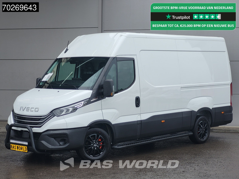 Iveco Daily 35S21 3.0L Automaat Black Edition 2025 model L2H2 Trekhaak Tacho ACC LED CarPlay Velgen Camera 12m3 Airco Trekhaak - Furgón: foto 1 Iveco Daily 35S21 3.0L Automaat Black Edition 2025 model L2H2 Trekhaak Tacho ACC LED CarPlay Velgen Camera 12m3 Airco Trekhaak - Furgón: foto 1