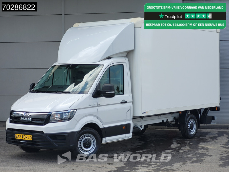 MAN TGE 3.140 Automaat Bakwagen Laadklep Airco Cruise Camera Euro6 Meubelbak Koffer 20m3 Airco Cruise control - Furgoneta caja cerrada: foto 1 MAN TGE 3.140 Automaat Bakwagen Laadklep Airco Cruise Camera Euro6 Meubelbak Koffer 20m3 Airco Cruise control - Furgoneta caja cerrada: foto 1