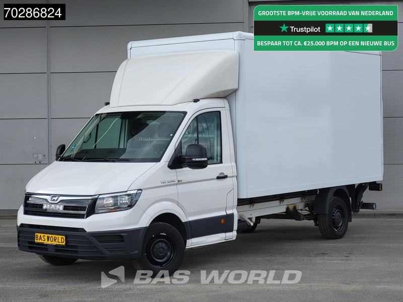 MAN TGE 3.140 Automaat Bakwagen Laadklep Airco Cruise Camera Euro6 Meubelbak Koffer 20m3 Airco Cruise control - Furgoneta caja cerrada: foto 1 MAN TGE 3.140 Automaat Bakwagen Laadklep Airco Cruise Camera Euro6 Meubelbak Koffer 20m3 Airco Cruise control - Furgoneta caja cerrada: foto 1