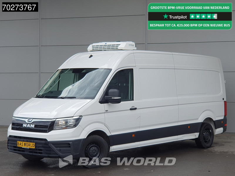 MAN TGE 3.140 Koelwagen Automaat Thermo King V-200 MAX L4H3 Airco Camera Parkeersensoren L3H2 Euro6 Koel Koeler Kühl Kühler Kühlwagen 12m3 Air - Furgoneta frigorifica: foto 1 MAN TGE 3.140 Koelwagen Automaat Thermo King V-200 MAX L4H3 Airco Camera Parkeersensoren L3H2 Euro6 Koel Koeler Kühl Kühler Kühlwagen 12m3 Air - Furgoneta frigorifica: foto 1