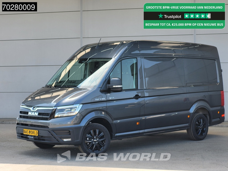 MAN TGE 3.180 4x4 Automaat 2025 Facelift L3H3 LED ACC Navi Airco Cruise Camera Parkeersensoren L2H2 Allrad 4WD 12m3 Airco - Furgón: foto 1 MAN TGE 3.180 4x4 Automaat 2025 Facelift L3H3 LED ACC Navi Airco Cruise Camera Parkeersensoren L2H2 Allrad 4WD 12m3 Airco - Furgón: foto 1