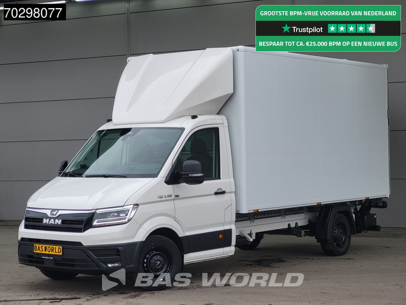 MAN TGE 3.180 Automaat Laadklep Bakwagen 2025 Facelift Navi LED Airco Cruise Euro6 Meubelbak Koffer Airco Cruise control - Furgoneta caja cerrada: foto 1 MAN TGE 3.180 Automaat Laadklep Bakwagen 2025 Facelift Navi LED Airco Cruise Euro6 Meubelbak Koffer Airco Cruise control - Furgoneta caja cerrada: foto 1