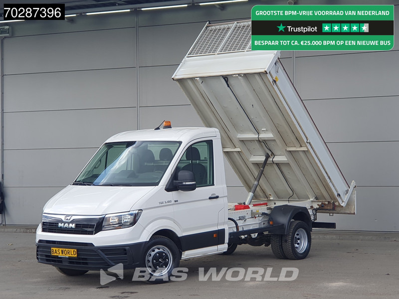 MAN TGE 3.180 Kipper Dubbellucht 3,5t Trekhaak Airco Cruise Euro6 Tipper Benne Kieper 2m3 Airco Trekhaak Cruise control - Furgoneta basculante: foto 1 MAN TGE 3.180 Kipper Dubbellucht 3,5t Trekhaak Airco Cruise Euro6 Tipper Benne Kieper 2m3 Airco Trekhaak Cruise control - Furgoneta basculante: foto 1