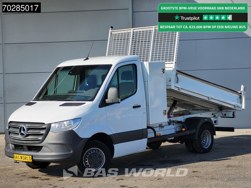 Mercedes-Benz Sprinter 514 CDI Open Laadbak met Kist Dubbellucht 3,5t Trekhaak Airco Euro6 Pritsche Pickup Open Box 2m3 Airco Trekhaak - Furgoneta caja abierta: foto 1 Mercedes-Benz Sprinter 514 CDI Open Laadbak met Kist Dubbellucht 3,5t Trekhaak Airco Euro6 Pritsche Pickup Open Box 2m3 Airco Trekhaak - Furgoneta caja abierta: foto 1