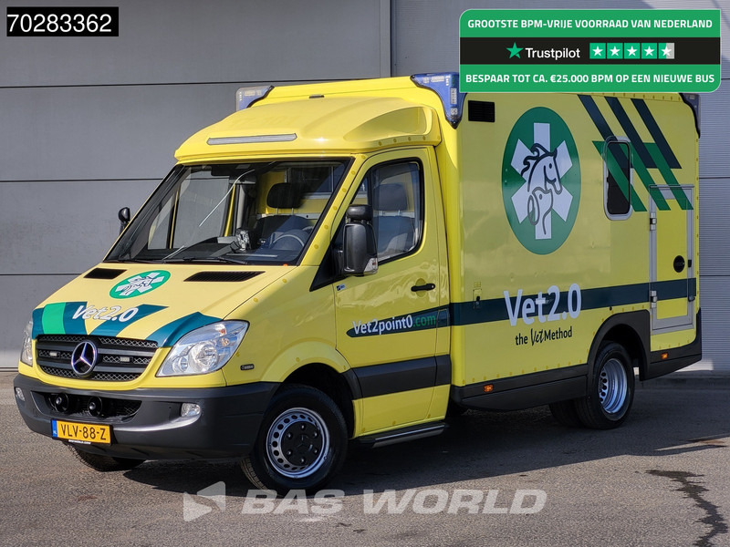 Mercedes-Benz Sprinter 519 CDI MARGE! 3.0L V6 Automaat 190PK Ambulance Trekhaak Airco Cruise APK 02-2026 Euro6 Rettungswagen Krankenwagen 13m3 Airco Tr - Ambulancia: foto 1 Mercedes-Benz Sprinter 519 CDI MARGE! 3.0L V6 Automaat 190PK Ambulance Trekhaak Airco Cruise APK 02-2026 Euro6 Rettungswagen Krankenwagen 13m3 Airco Tr - Ambulancia: foto 1