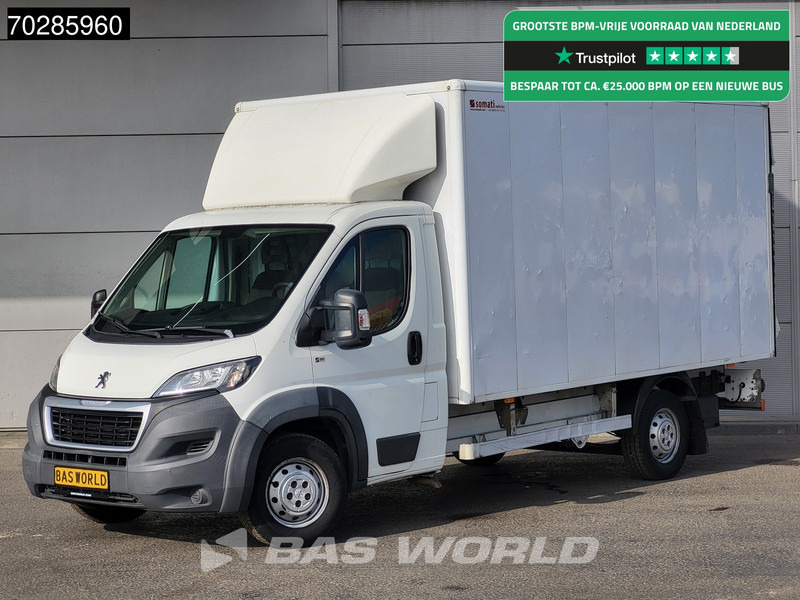 Peugeot Boxer 150PK Trekhaak D'Hollandia Laadklep Zijdeur Bakwagen Navi Airco Cruise Lat om Lat Euro5 Meubelbak Koffer 18m3 Airco Trekhaak Cruise co - Furgoneta caja cerrada: foto 1 Peugeot Boxer 150PK Trekhaak D'Hollandia Laadklep Zijdeur Bakwagen Navi Airco Cruise Lat om Lat Euro5 Meubelbak Koffer 18m3 Airco Trekhaak Cruise co - Furgoneta caja cerrada: foto 1