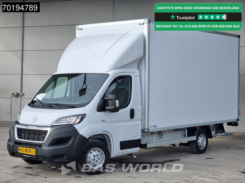 Peugeot Boxer 165PK Bakwagen Laadklep Zijdeur Lat om lat Airco Bluetooth Radio Meubelbak Koffer Gesloten laadbak 21m3 Airco Cruise control - Furgoneta caja cerrada: foto 1 Peugeot Boxer 165PK Bakwagen Laadklep Zijdeur Lat om lat Airco Bluetooth Radio Meubelbak Koffer Gesloten laadbak 21m3 Airco Cruise control - Furgoneta caja cerrada: foto 1