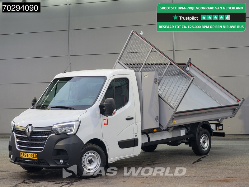 Renault Master 165PK 3 zijdige Kipper met Kist Trekhaak Airco Cruise Tipper Kieper Benne Airco Trekhaak Cruise control - Furgoneta basculante: foto 1 Renault Master 165PK 3 zijdige Kipper met Kist Trekhaak Airco Cruise Tipper Kieper Benne Airco Trekhaak Cruise control - Furgoneta basculante: foto 1