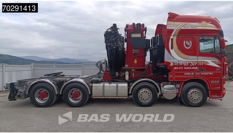 DAF XF105.510 XF 8X4 Palfinger PK150.002 Kran Crane Winch Fifth Wheel Big-Axle Euro 5 - Cabeza tractora: foto 3 DAF XF105.510 XF 8X4 Palfinger PK150.002 Kran Crane Winch Fifth Wheel Big-Axle Euro 5 - Cabeza tractora: foto 3