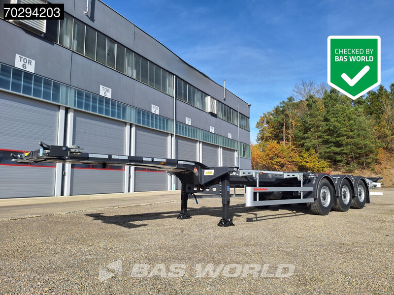 Kässbohrer K.SHG S / 40 - 12 / 27 EU 3 axles NEW! Container Chassis - Semirremolque portacontenedore/ Intercambiable: foto 2 Kässbohrer K.SHG S / 40 - 12 / 27 EU 3 axles NEW! Container Chassis - Semirremolque portacontenedore/ Intercambiable: foto 2