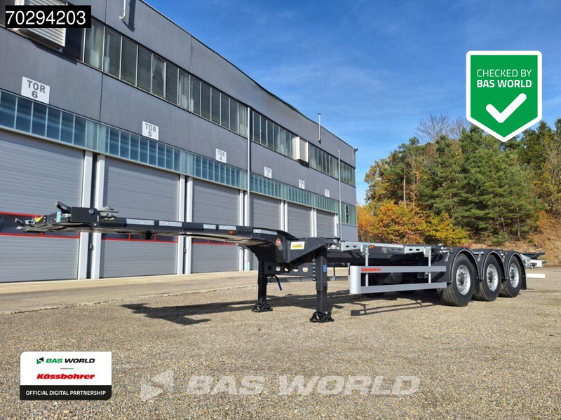 Kässbohrer K.SHG S / 40 - 12 / 27 EU 3 axles NEW! Container Chassis - Semirremolque portacontenedore/ Intercambiable: foto 1 Kässbohrer K.SHG S / 40 - 12 / 27 EU 3 axles NEW! Container Chassis - Semirremolque portacontenedore/ Intercambiable: foto 1