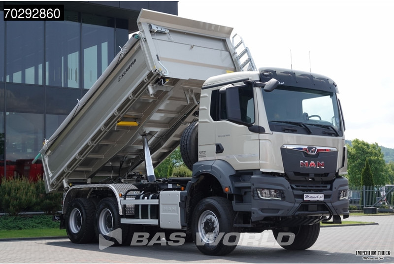 Camión volquete MAN TGS 33.480 TGS 6X6 6x6 3-Way Kipper Big-Axle Euro 6: foto 19