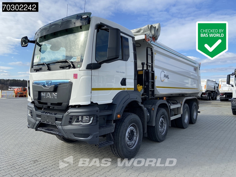 MAN TGS 41.400 8X4 20m3 KH Kipper Tarpaulin Automatic Big-Axle EURO 2 - Camión volquete: foto 1 MAN TGS 41.400 8X4 20m3 KH Kipper Tarpaulin Automatic Big-Axle EURO 2 - Camión volquete: foto 1