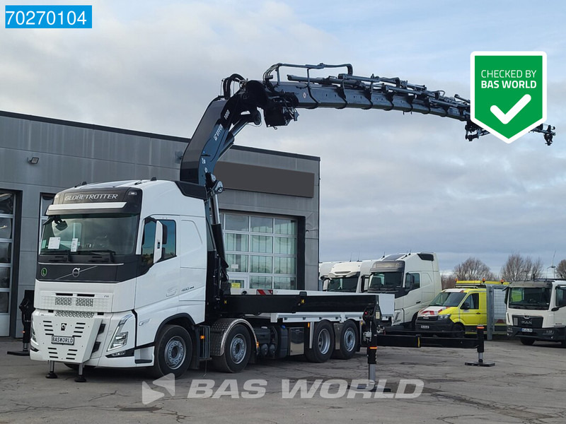 Volvo FH 460 8X2 Effer 1000 9S + 6S Kran + Fly-Jib Liftachse VEB+ Euro 6 - Camión caja abierta, Camión grúa: foto 1 Volvo FH 460 8X2 Effer 1000 9S + 6S Kran + Fly-Jib Liftachse VEB+ Euro 6 - Camión caja abierta, Camión grúa: foto 1