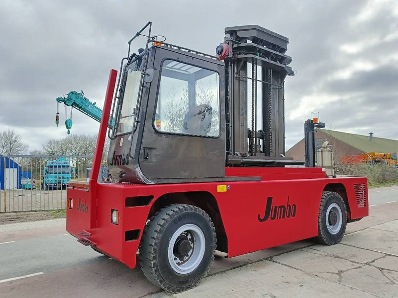 Jumbo J/SH 120/14/75 zijlader side forklift stapler 12 T - Carretilla de carga lateral: foto 1 Jumbo J/SH 120/14/75 zijlader side forklift stapler 12 T - Carretilla de carga lateral: foto 1