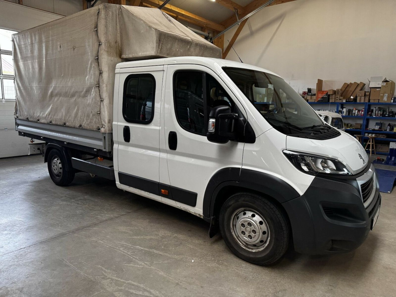 Fiat Ducato Boxer165 HDI Doka Pritsche Ladekran - Furgoneta caja abierta, Furgoneta combi: foto 1 Fiat Ducato Boxer165 HDI Doka Pritsche Ladekran - Furgoneta caja abierta, Furgoneta combi: foto 1